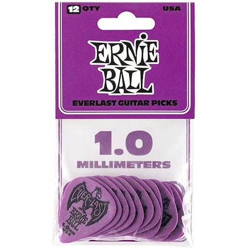 Ernie Ball 9193 1.0mm Everlast Picks (12 Pack)
