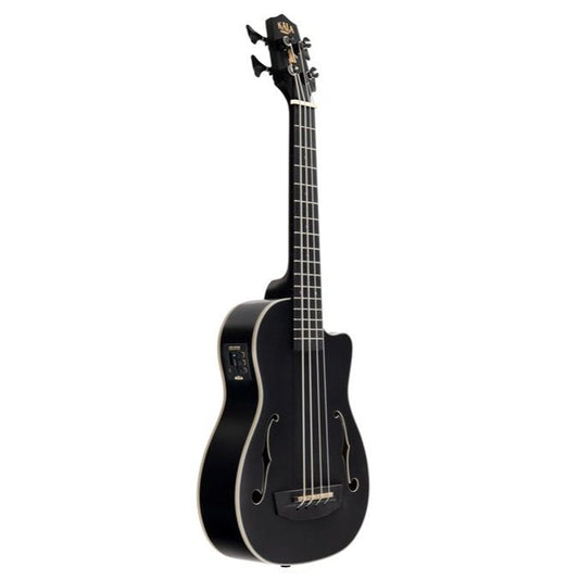 Kala KA-UBASSJYMNBLK Journeyman U-Bass w/Bag (Black) (L)