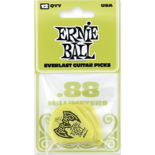 Ernie Ball 9191 .88mm Everlast Picks (12 Pack)