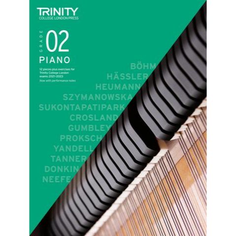 Trinity Piano Exam Grade 2 from 2021-2023 (Book Only)