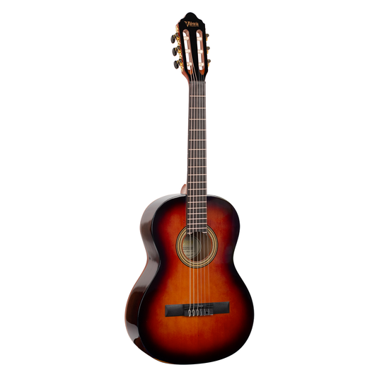 Valencia VC264 4/4 Size Gloss Finish Hybrid Neck Classical Guitar (2 Colours) (H)