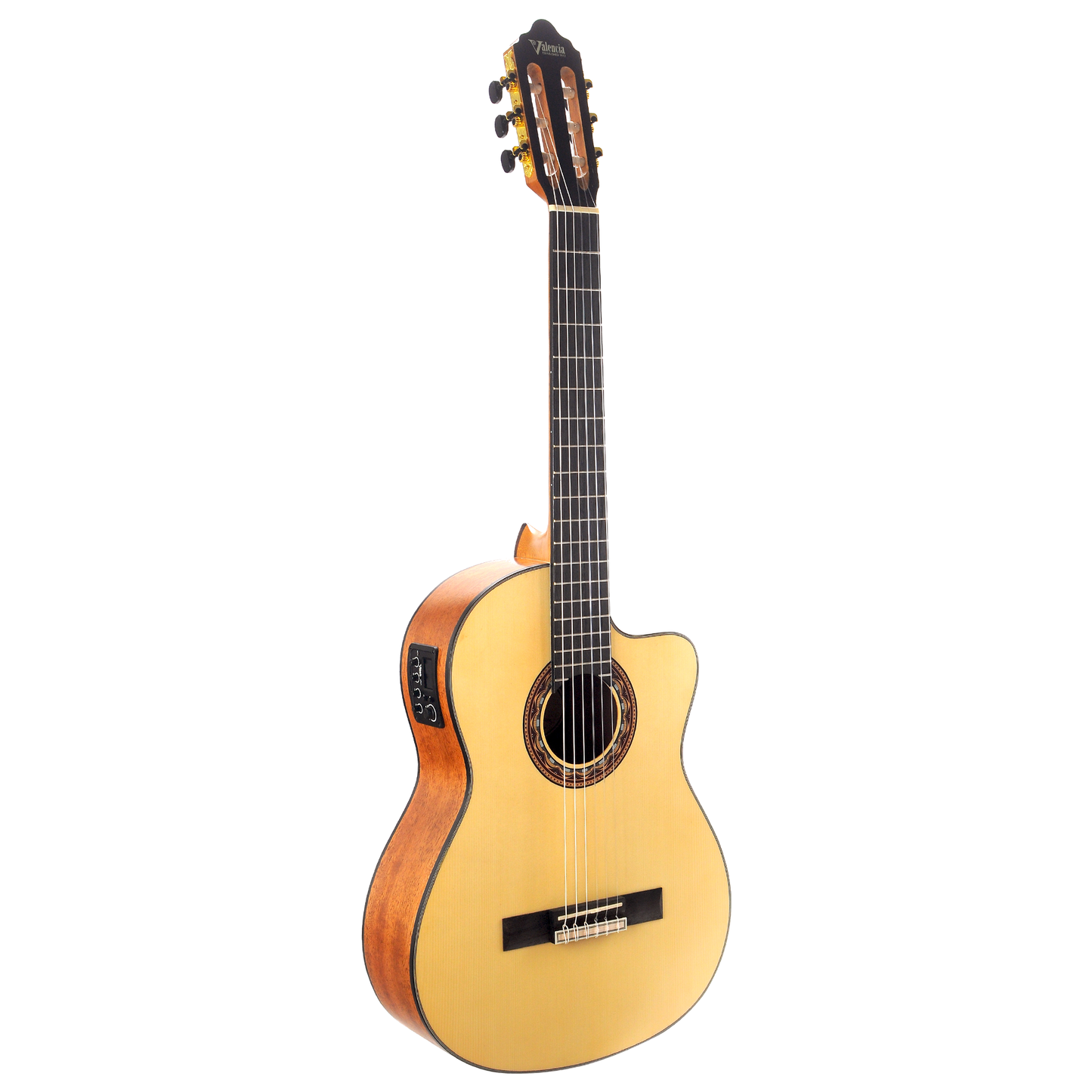 Valencia VC304CE 4/4 Size Electric Classical Guitar (H)