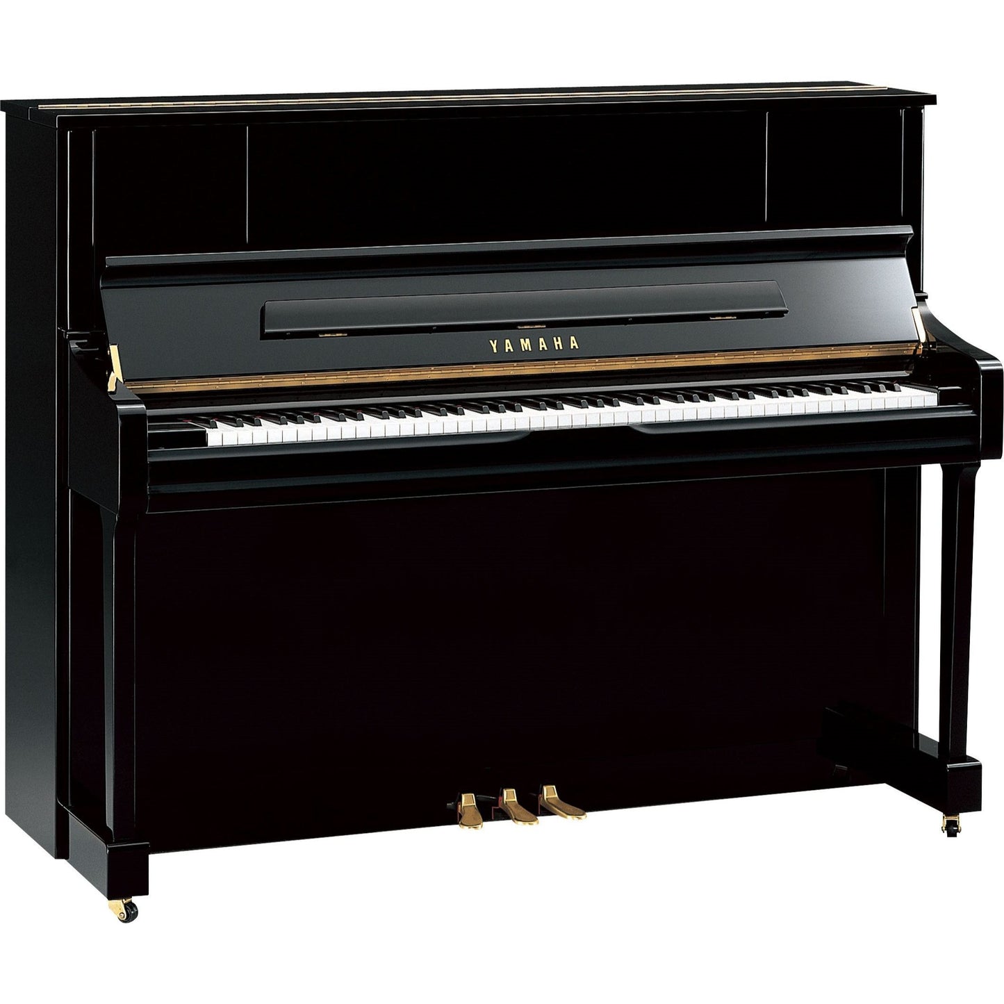 Yamaha U1PE 121cm Acoustic Piano with Matching Bench (Polished Ebony)