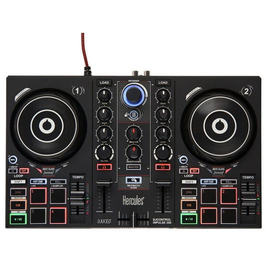 Hercules DJ DJControl Inpulse200 MK2 2-Ch DJ Controller