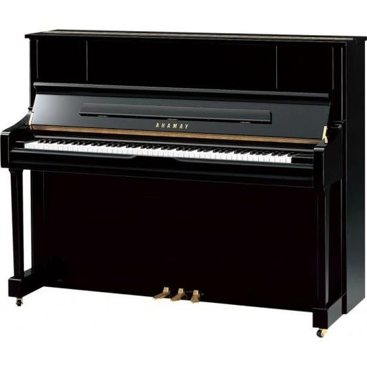 Yamaha U1JPE Acoustic Piano with Matching Duet Stool (Polished Ebony)